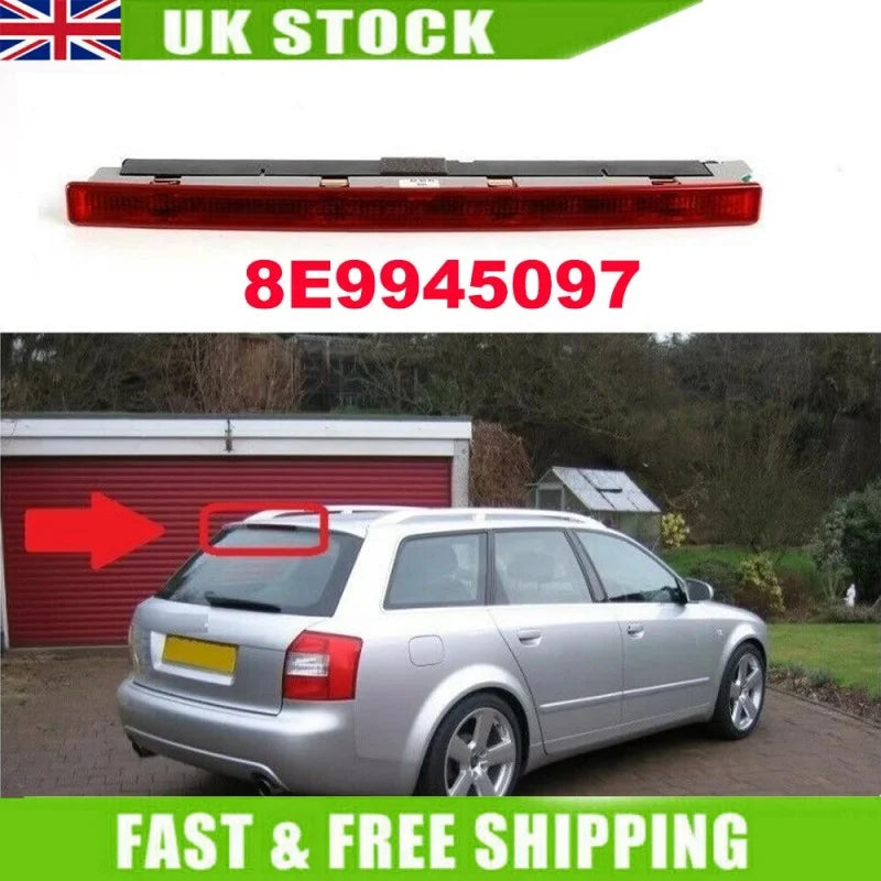 For Audi A4 S4 B6 Avant Brake 3RD high-position Stop Red Lens