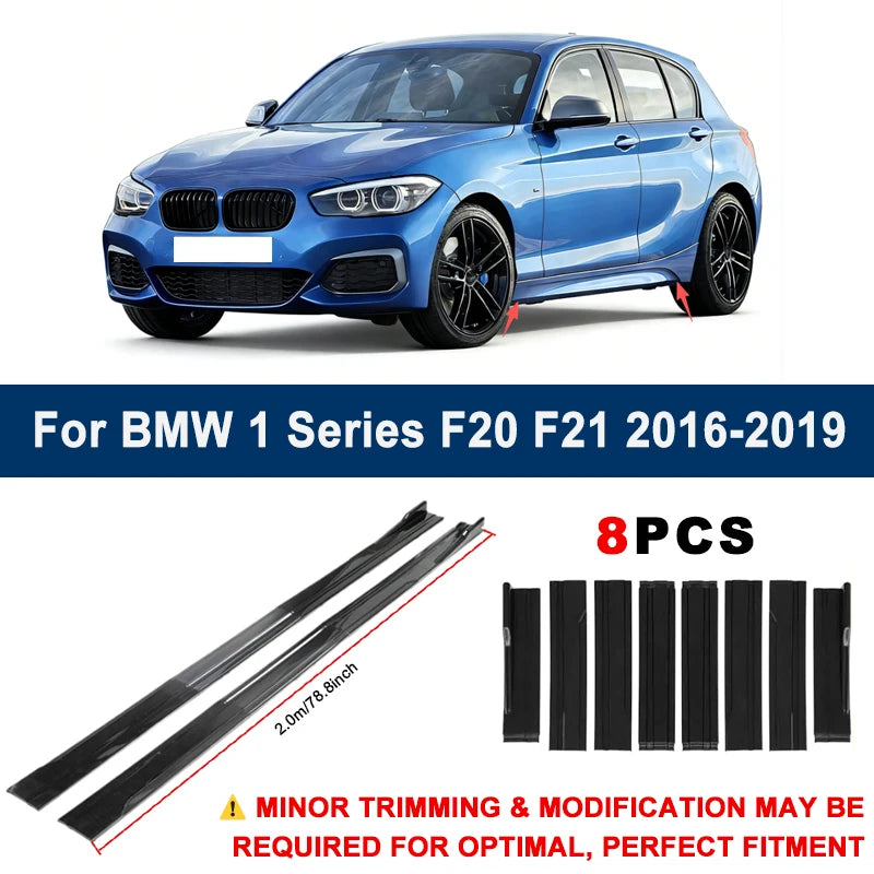 For BMW 1 Series F20 F21 Aerodynamic 2M Sectional Side Skirt