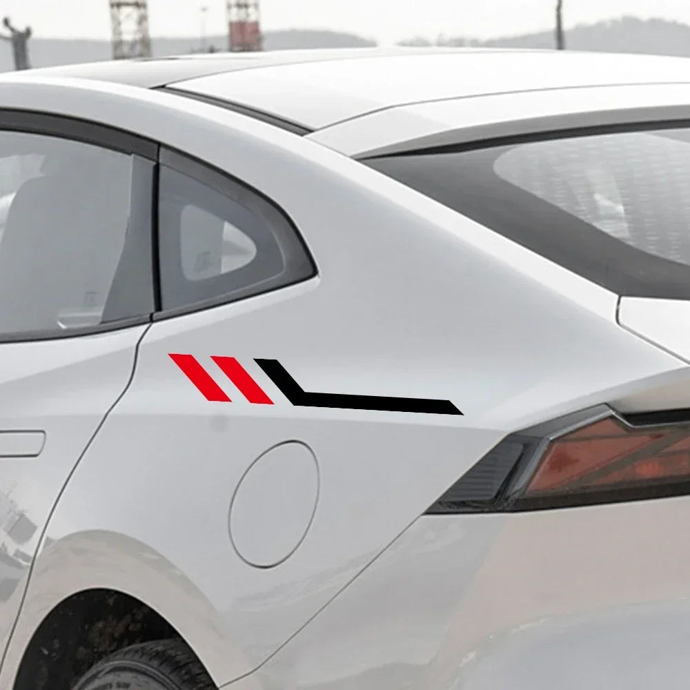 2PCS Body Stickers Side Wing Vinyl Decals Decor Modification
