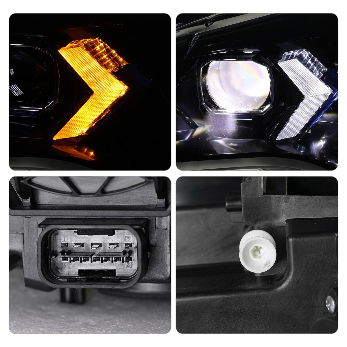 For BMW X5 E70 2007-2013 Headlight Emark Upgrade Bright