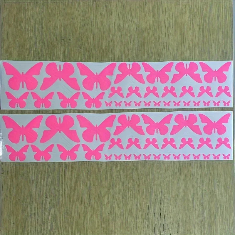 62PCS Cute Beautiful Side Stickers Motorcycle Laptop Window