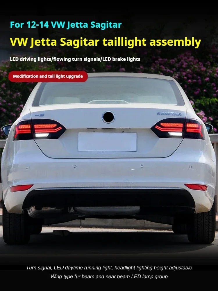 For VW Jetta MK6 Sagitar Taillights Ft 2012-2014 Tail Dynamic