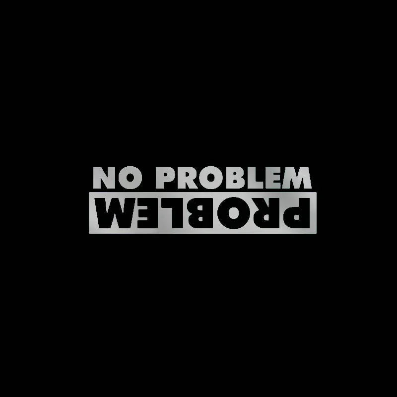 Stickers No Problem Sunscreen Waterproof Motorcycl Sticker