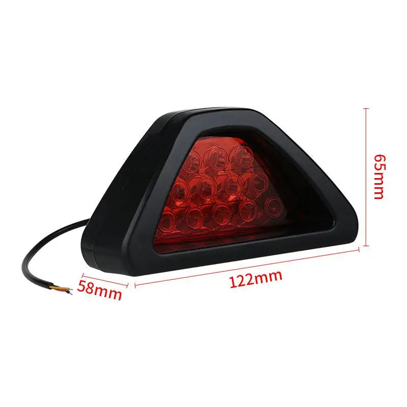 Brake Signal Triangle Sporty 12LED Rear Fog Tail Third