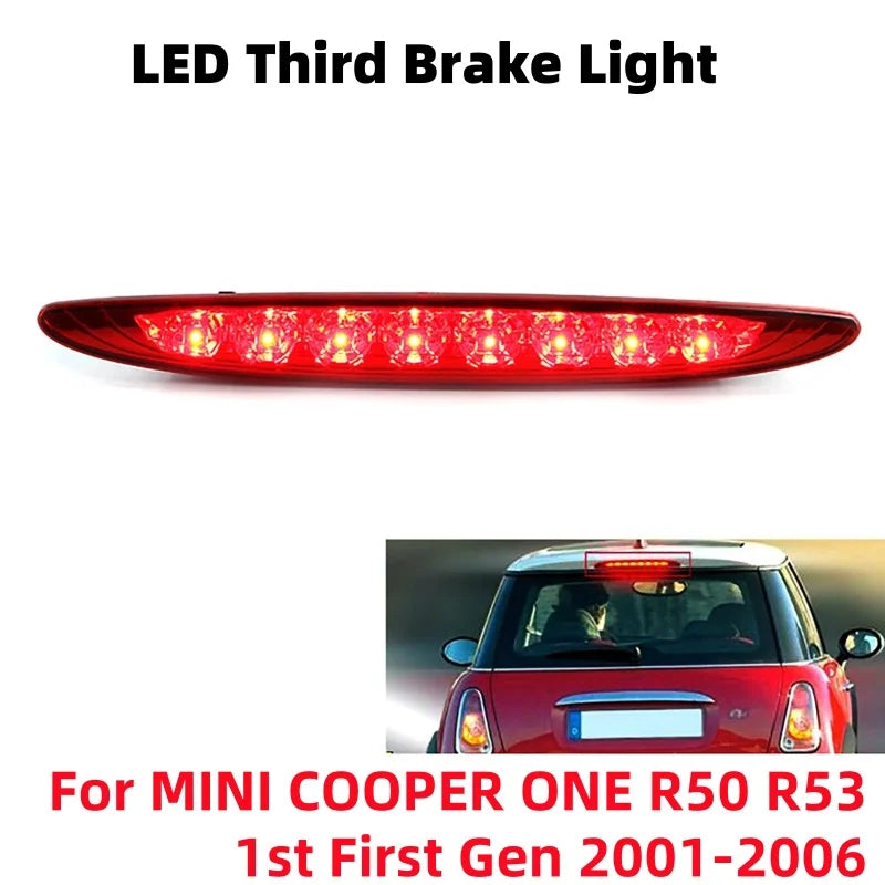 For MINI Cooper One R50 R53 1PCS 1ST First Gen 2001-2006 Red