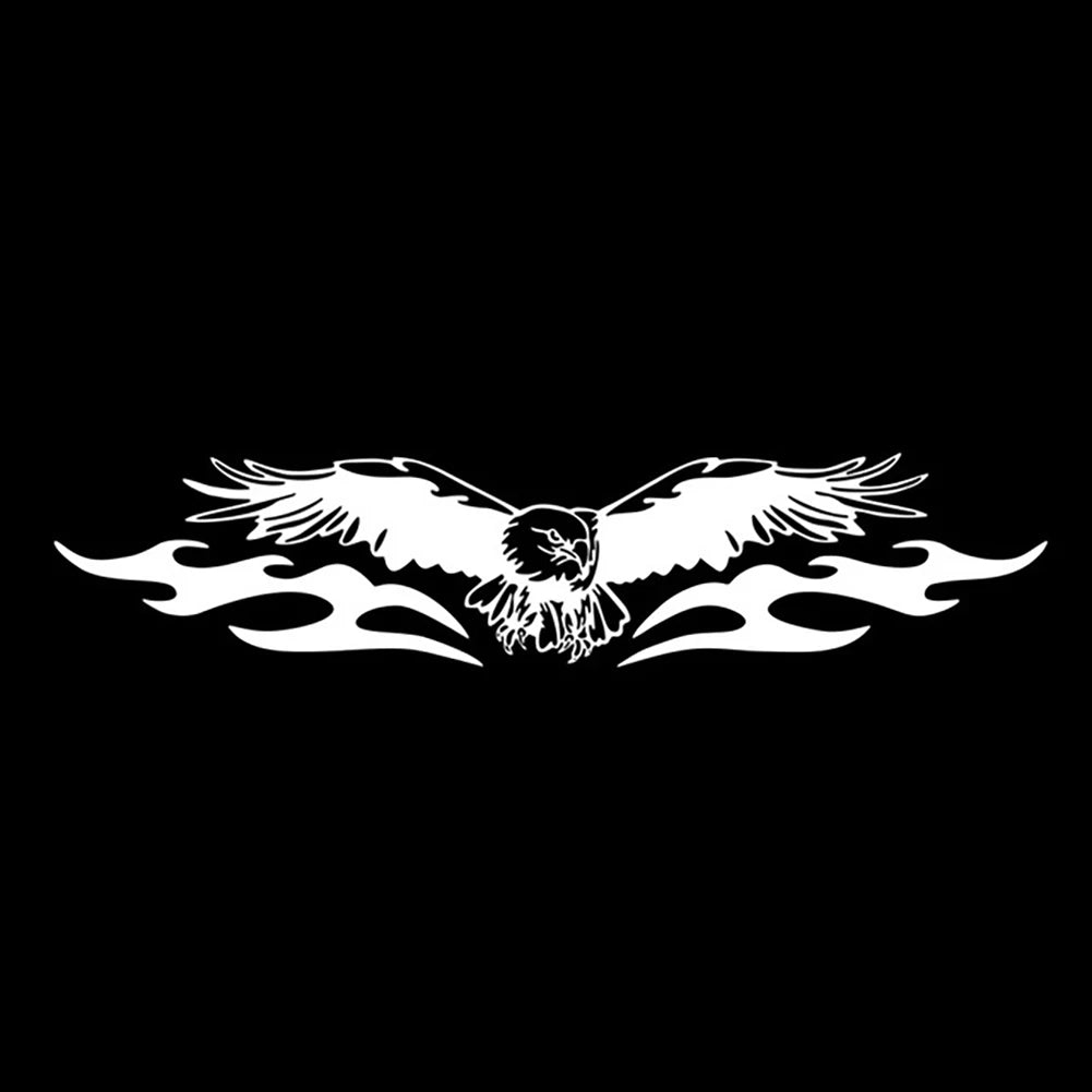 Lykx Eagle Fire Totems Sticker Fashion Sports Racing Stripes