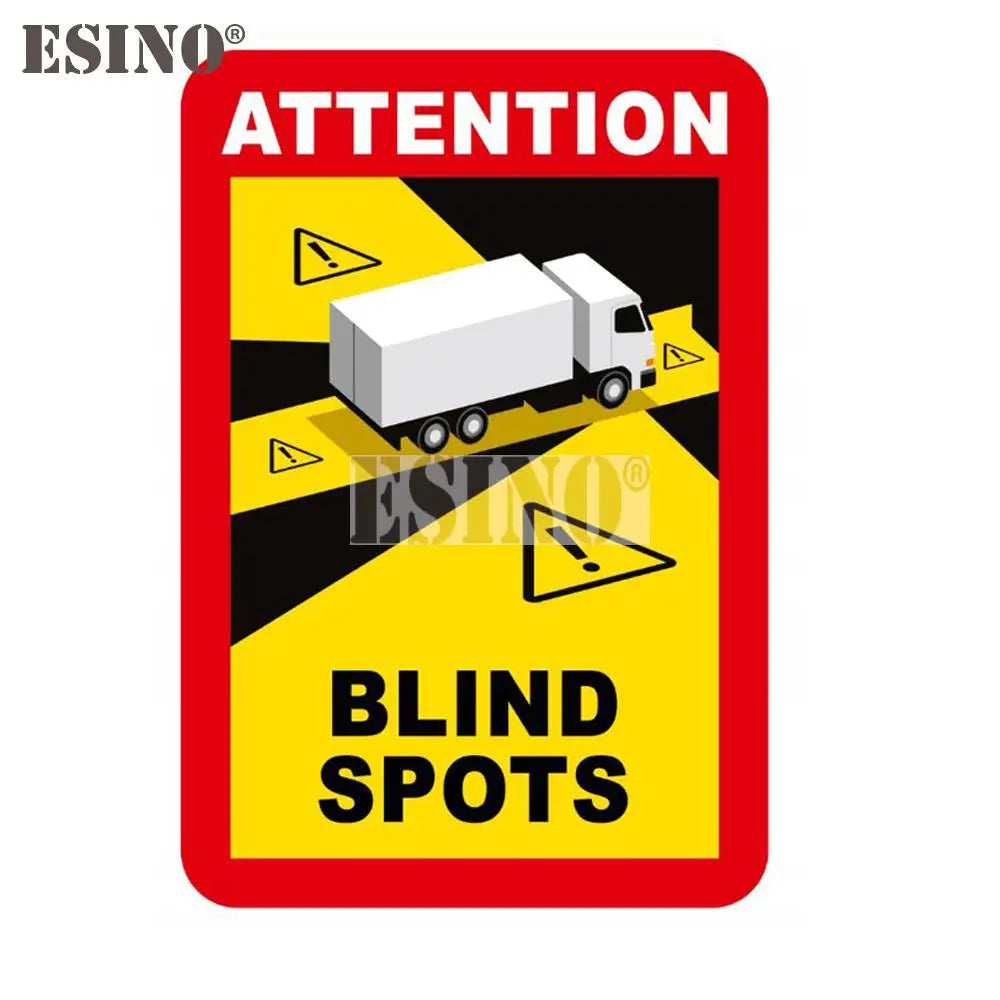 Creative Attention Blind Spots Angles Morts Adhesive Pvc Decal
