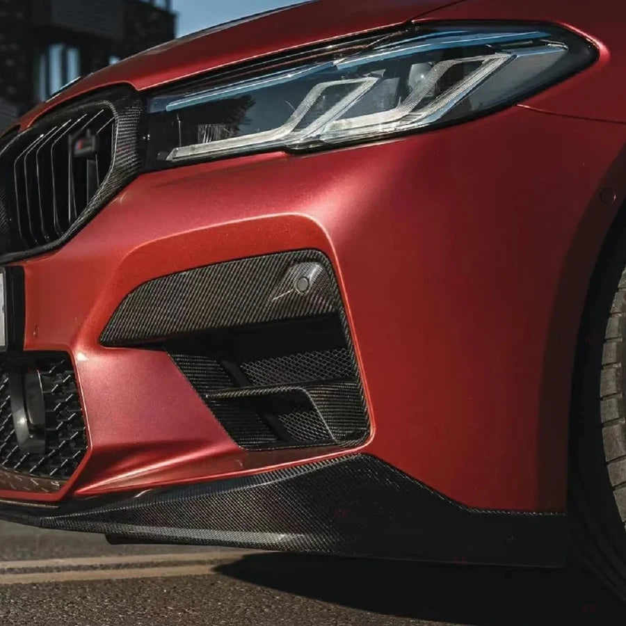 For BMW F90 M5 Lci 2021+ Dry Carbon Front Bumper Air Vent Cover