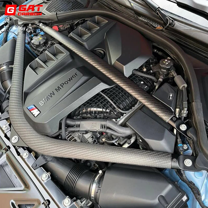 For BMW G80 G81 G82 G83 Dry Carbon Fiber Engine Strut Bar M3 M4