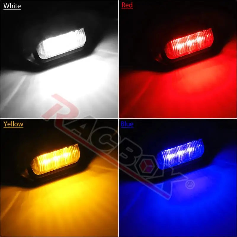 For 12V 24V 10PCS License Number Plate Truck Trailer Rv Camper