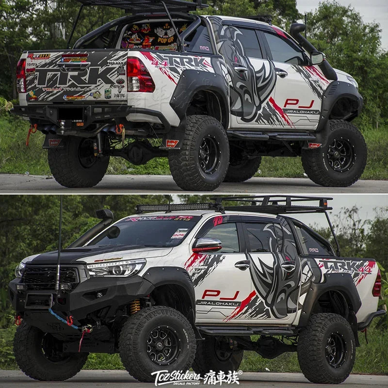 For Navara Hilux Dmax Raptor F150 Pickup Truck Sticker Body