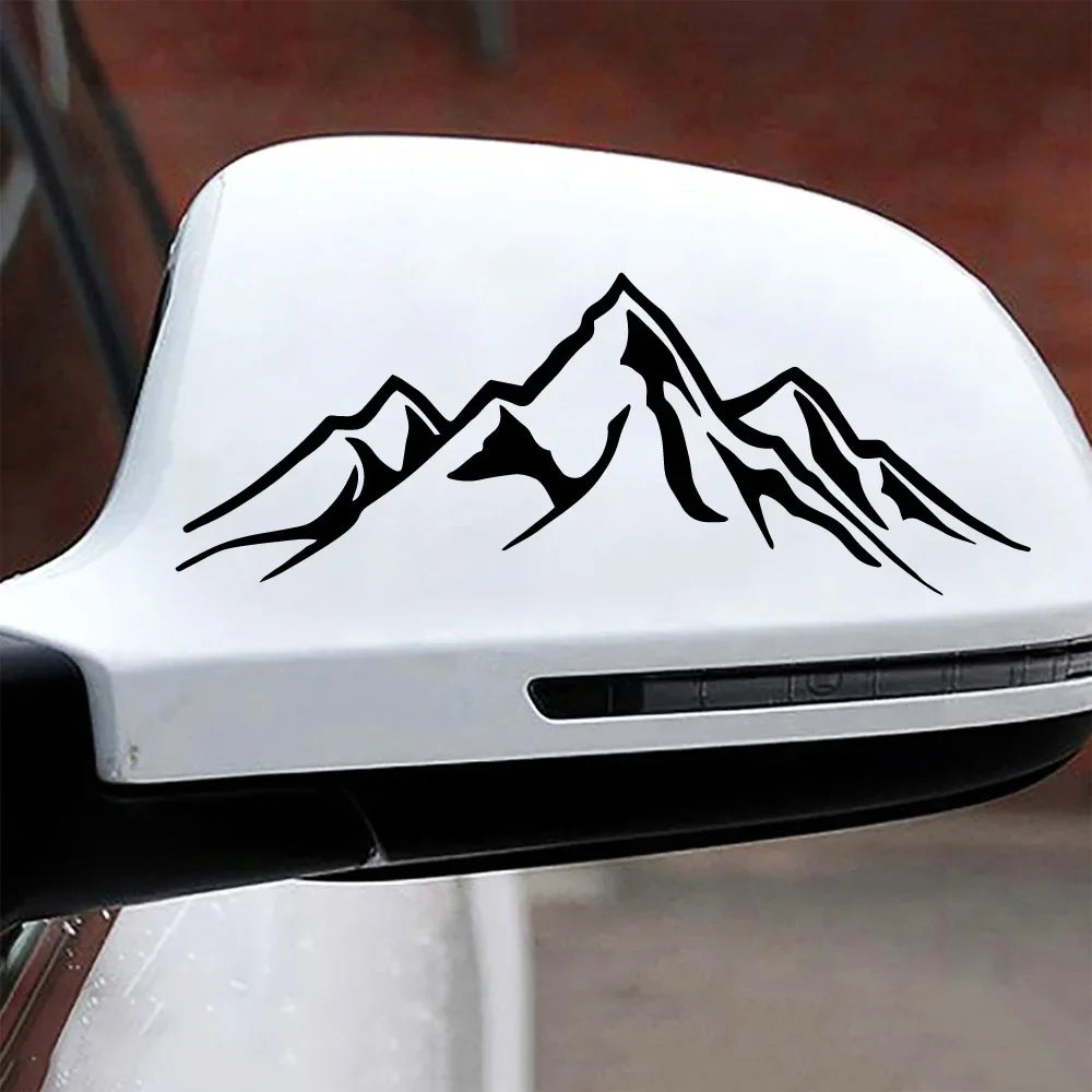 20CM Mountain On Cool Stylish Sticker Sunscreen Waterproof Decals