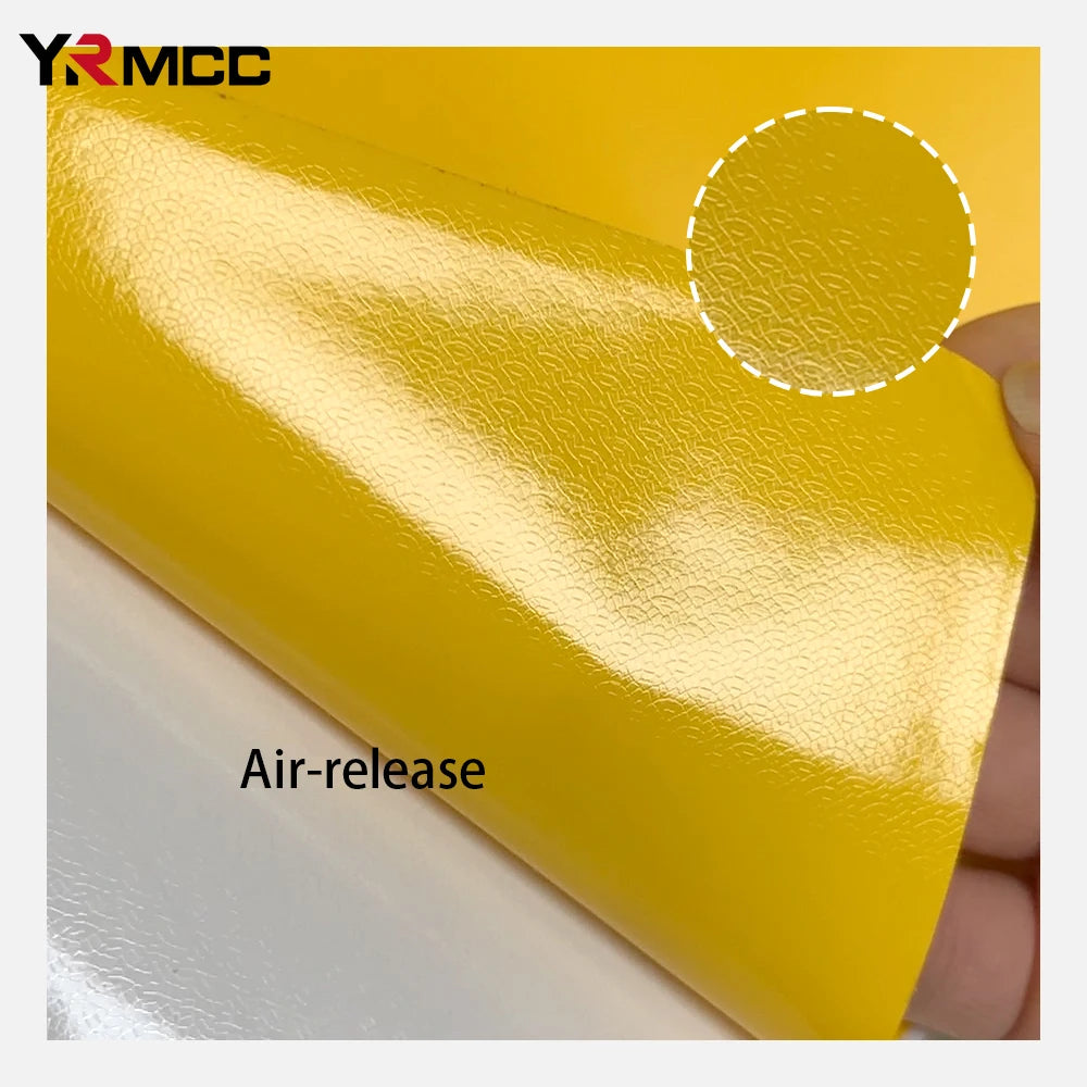 Vinyl Wrap Film Stickers Yellow Matte Body Scratch Resistant