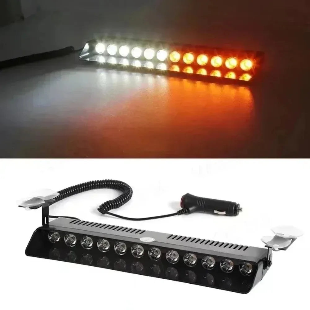 For Waterproof Emergency Strobe Windshield Trailer 1PC 12 Strobe