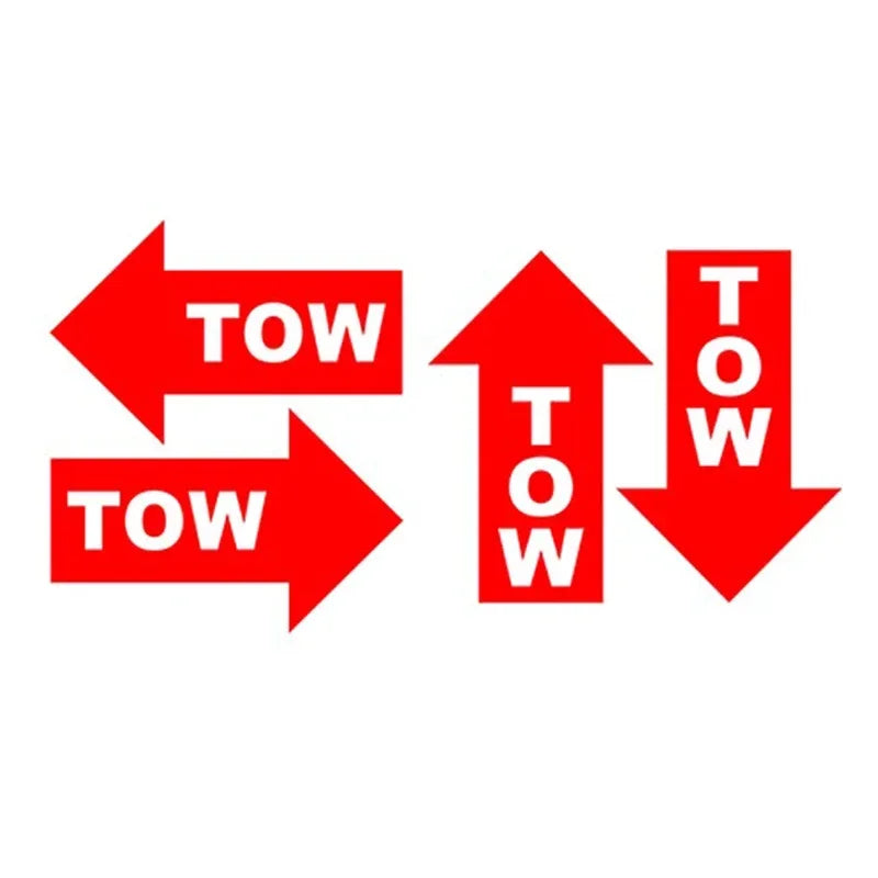 Funny Sticker Tow Hook Arrow Jdm Vinyl Automobiles Reflective