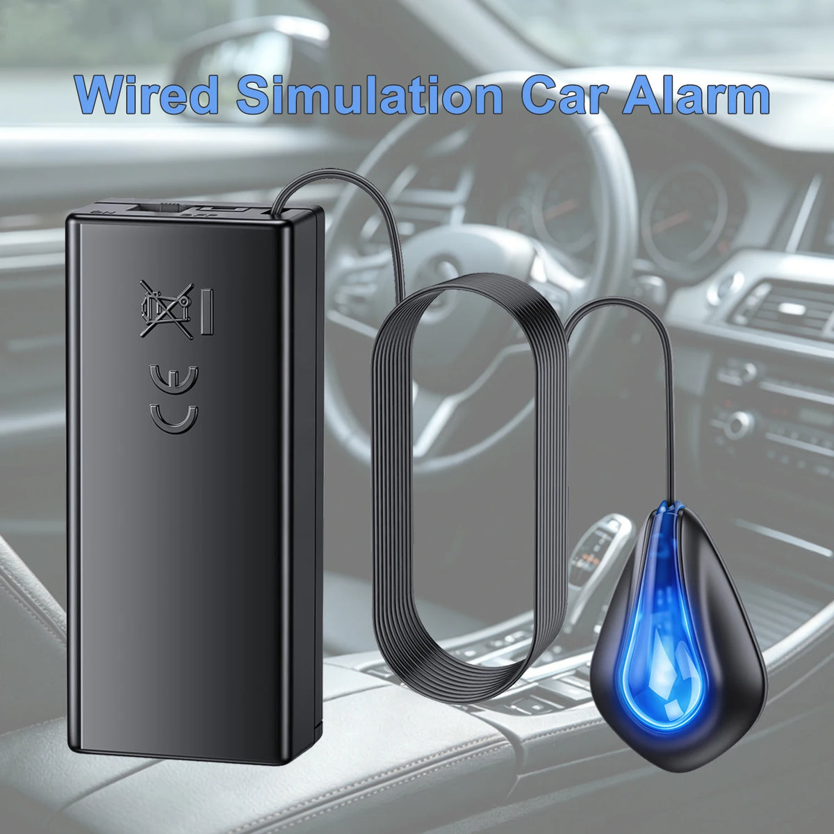 Wired Simulation Alarm long-battery Fake Warning Night Security