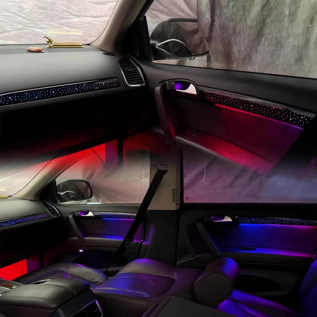For Audi Q7 Models 2006-2015 64-color Interior Lighting Dynamic