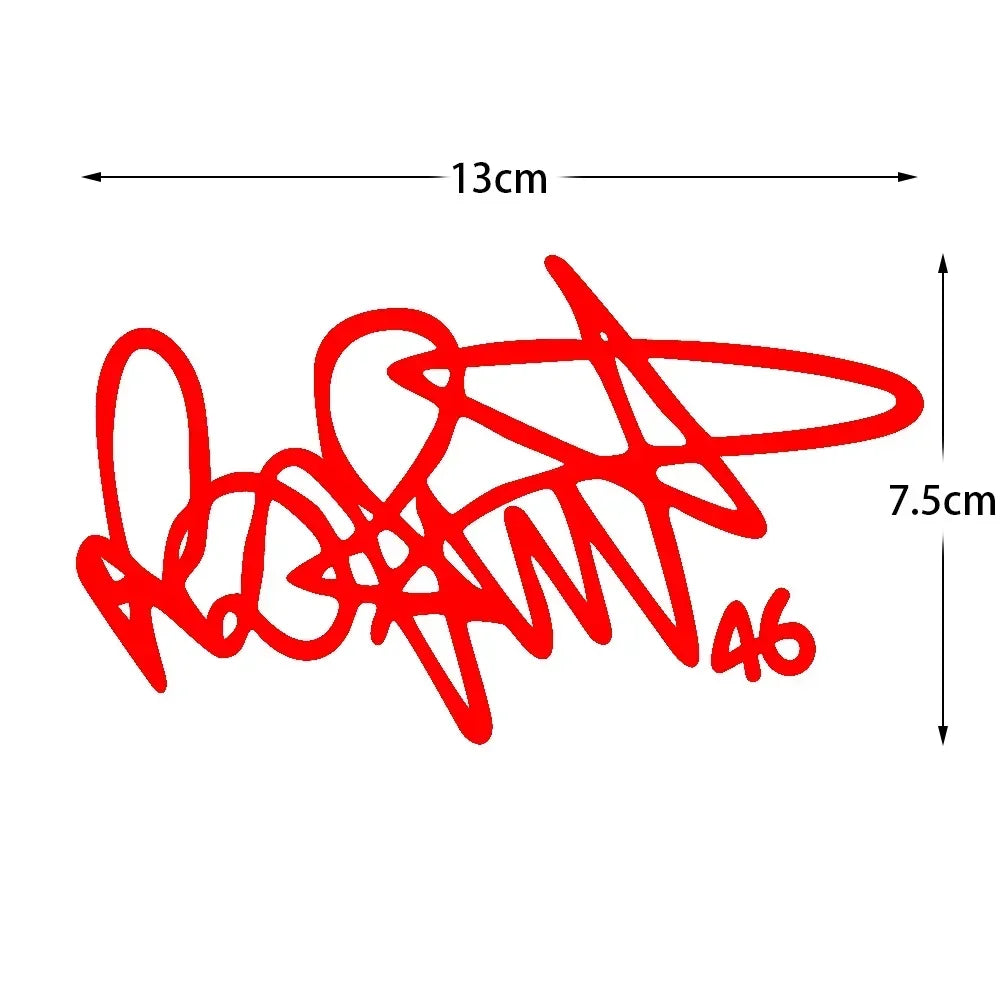 For Motorbike Fuel Tank Fairing Racing Signature Sticker