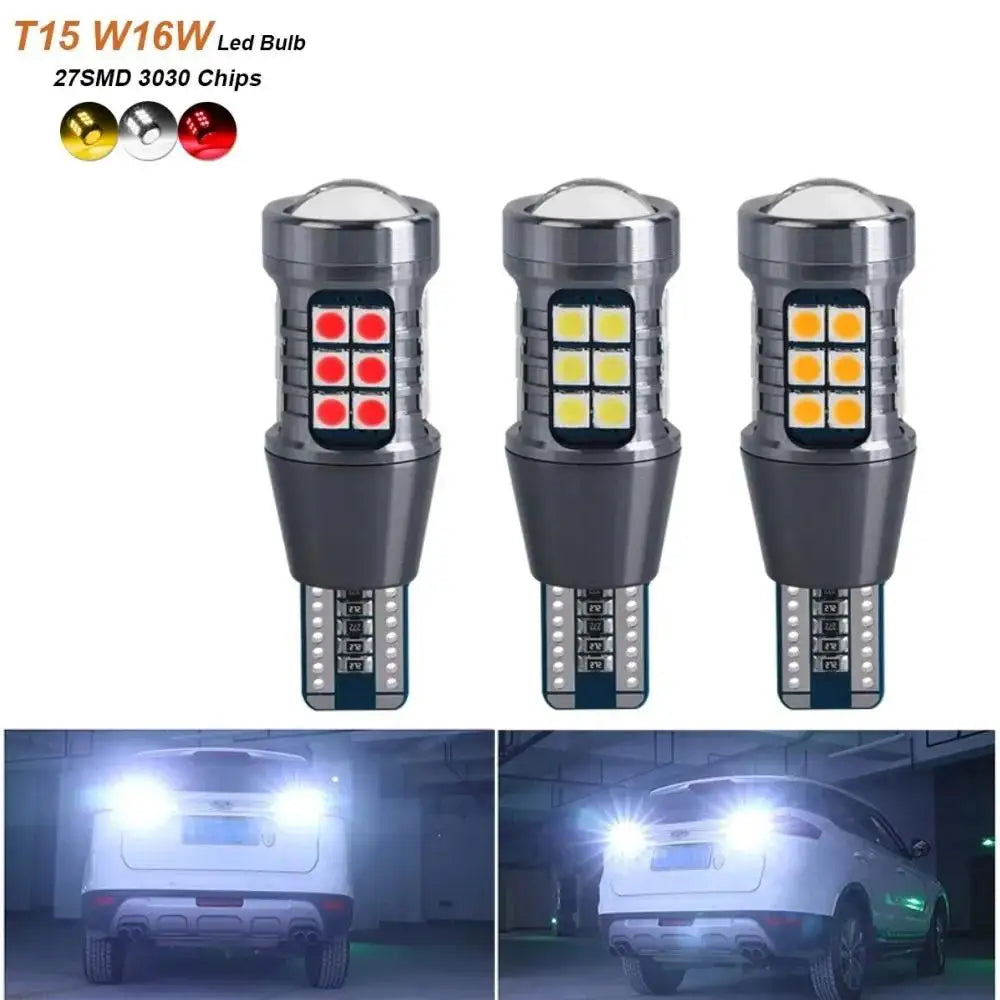 For Tail Signal Lamp Backup Reserve W16W T15 921 Bulbs Canbus