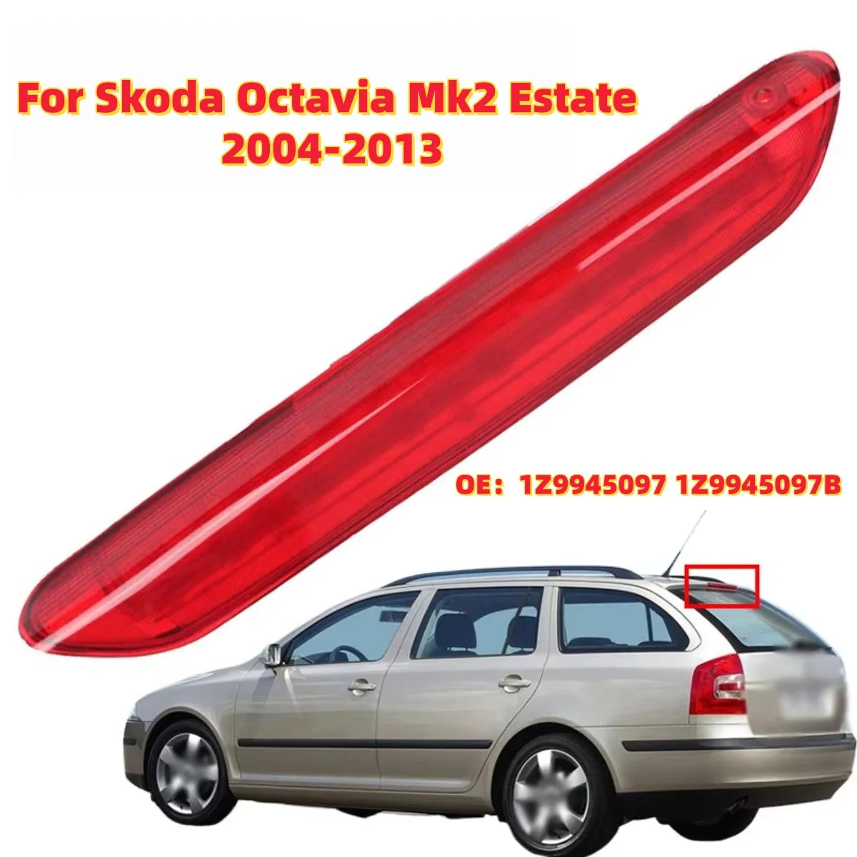 For Skoda Octavia MK2 Estate 2004-2013 Level Third Brake Stop