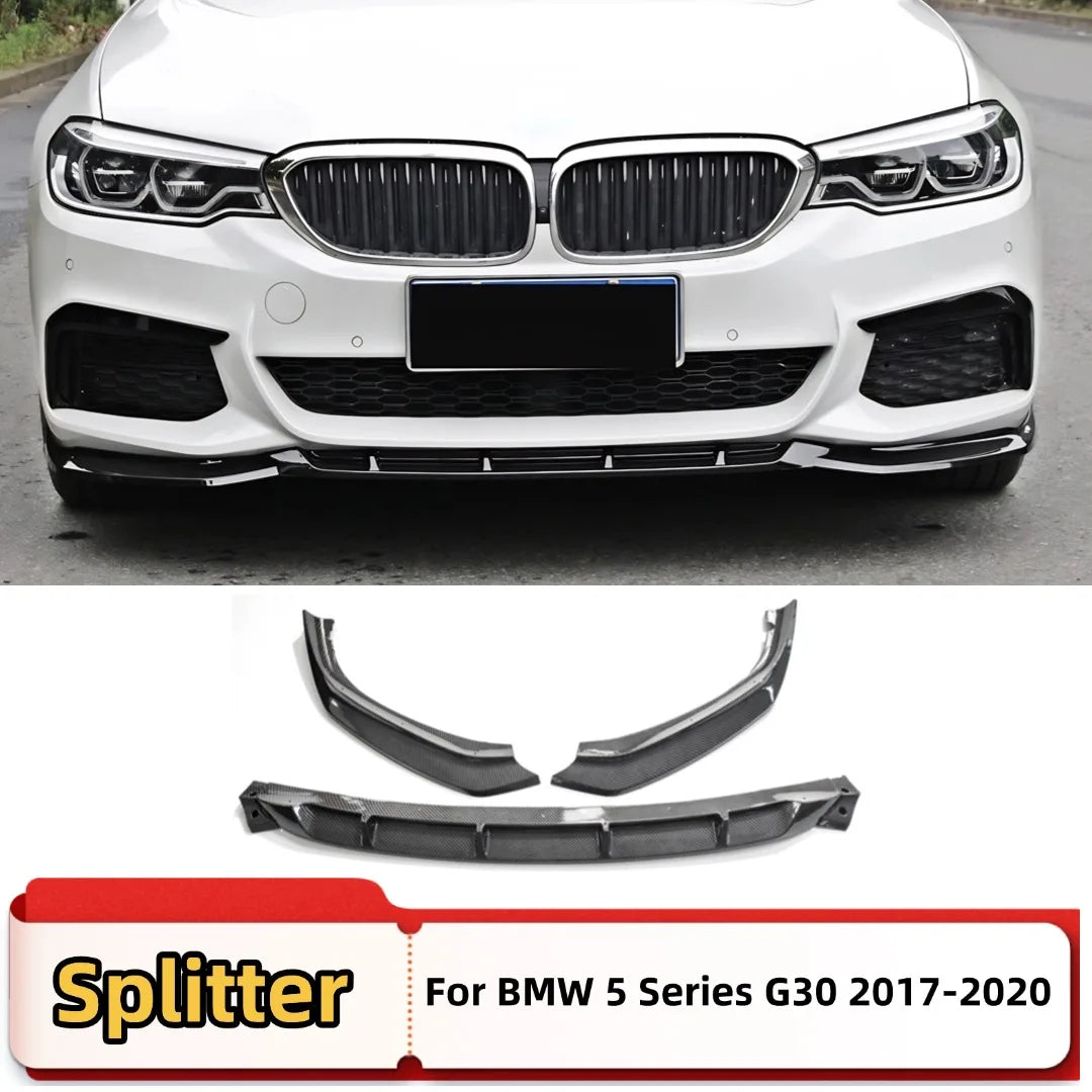 For BMW 5 Series G30 G31 Air Dam Front Guard Bumper Lip Spoiler