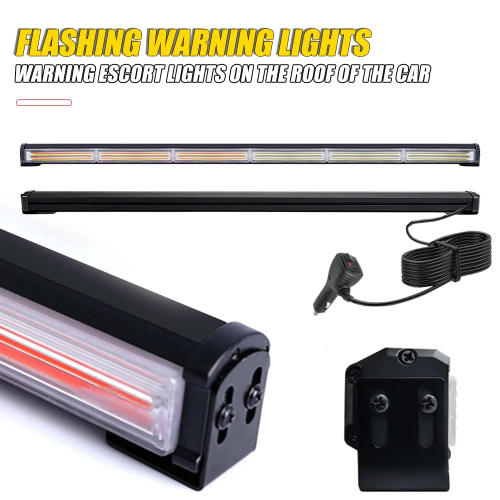 For Tow Wireless Warning Bar Rooftop Safti Stroboscopes Strobe