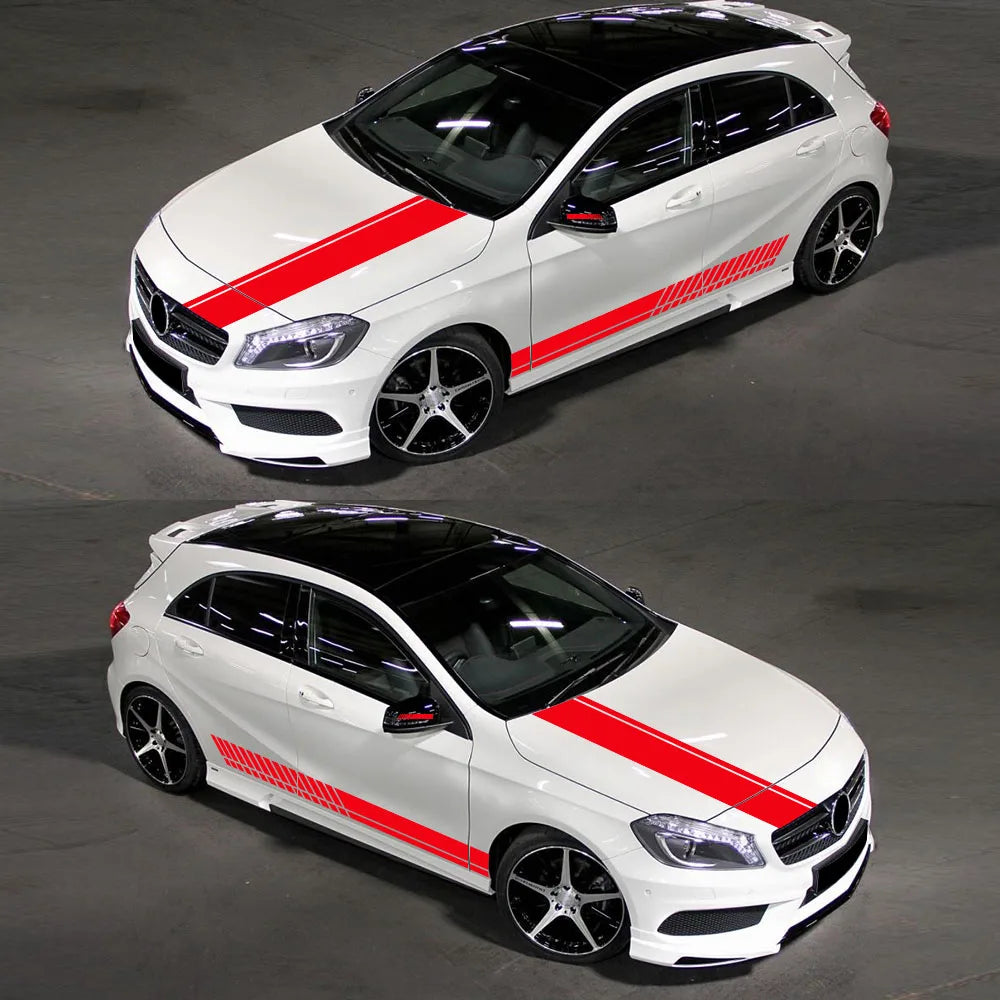 For Audi BMW Mercedes Ford VW Bonnet Cover Sticker Toyota Nissan
