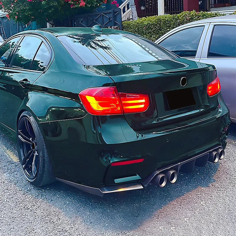 For BMW M3 M4 F80 F81 F82 F83 2014-2019 Rear Bumper Black