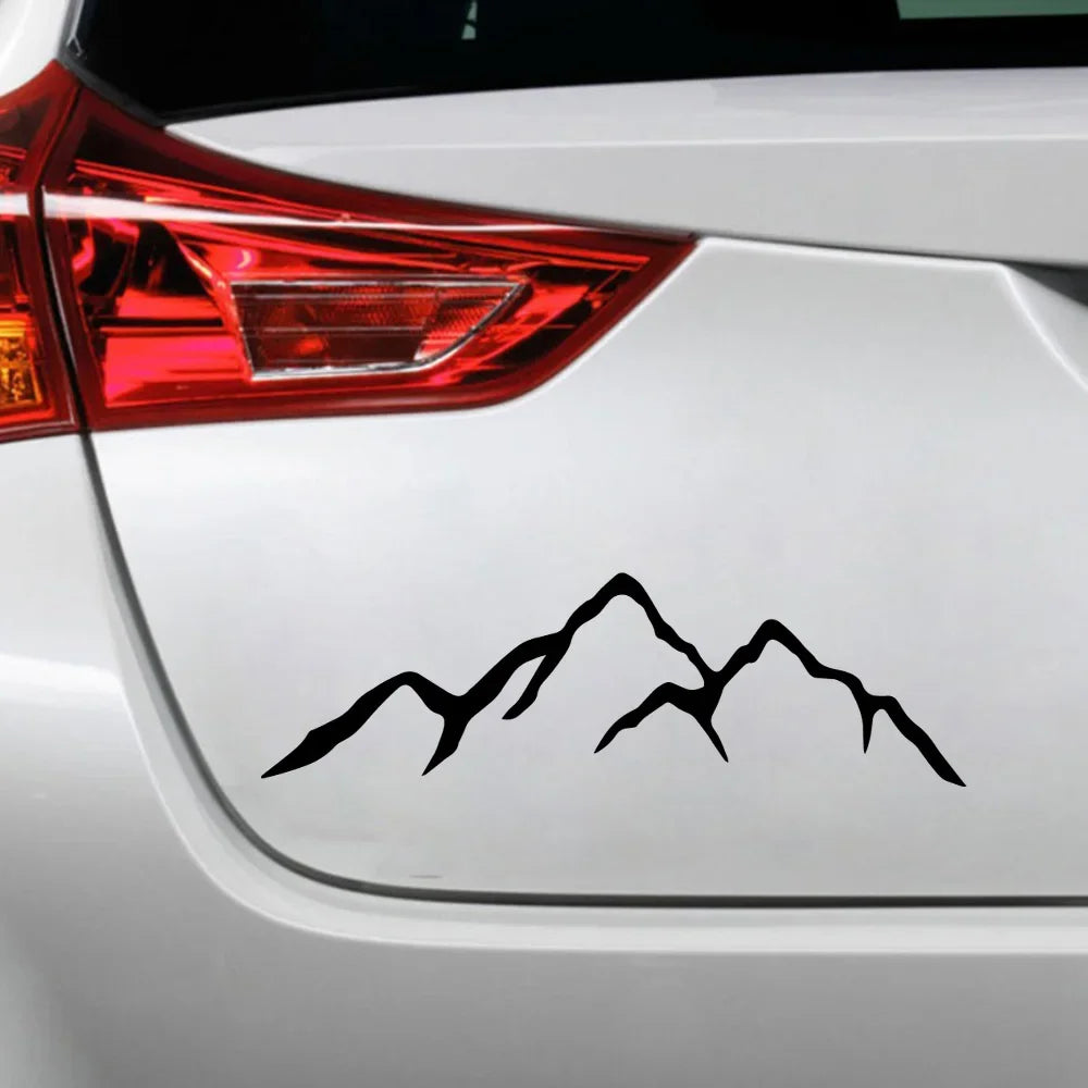 20CM Mountain On Cool Stylish Sticker Sunscreen Waterproof Decals