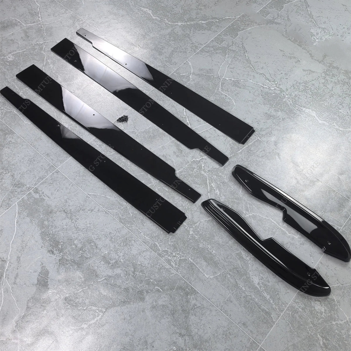 For BMW E90 E91 3 Series Gloss Black Max ABS Side Skirt