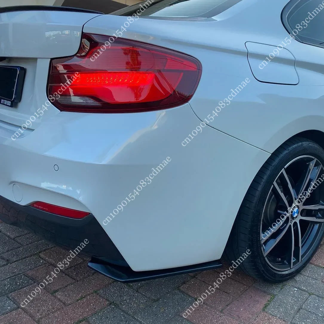 For BMW 2 Series F22 Coupe Rear Bumper Side Splitters 220I 230I