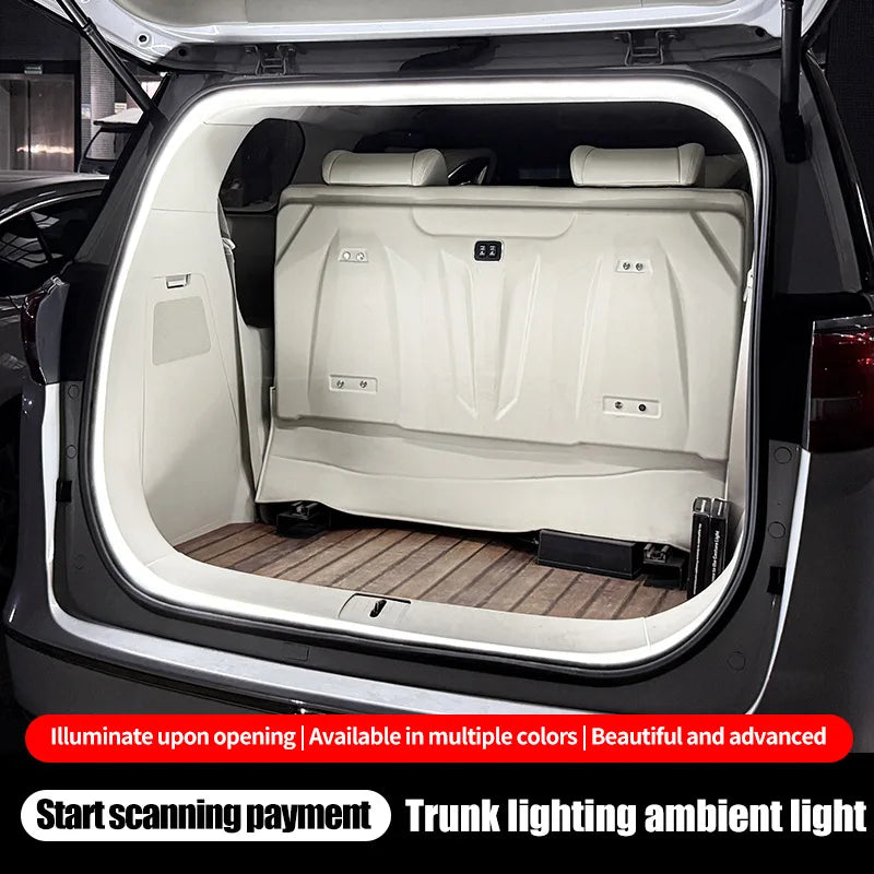 For Vehicle Silicone Trunk Ambient Flowing non-destructive