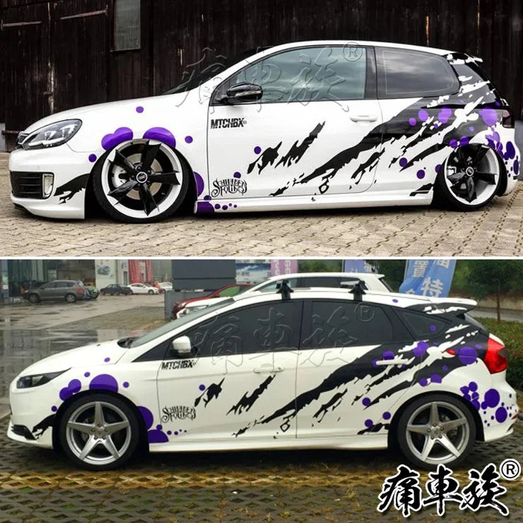 For VW Golf 7 MK7.5 Body Stickers Exterior Modification Decal