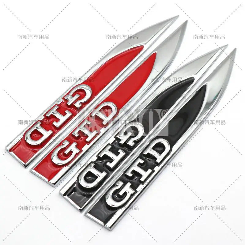 For Volkswagen X Gtd Body Fender Side Metal Chrome Zinc Alloy