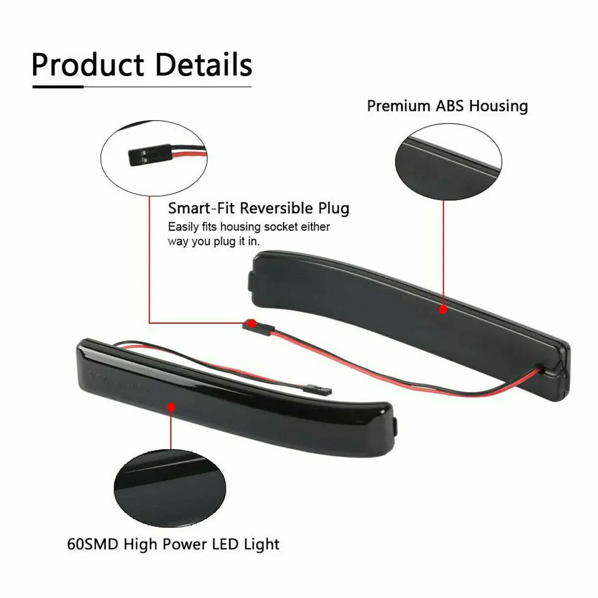 For Ford F-150 F150 2009-2014 Raptor Sequential Side Mirror Turn