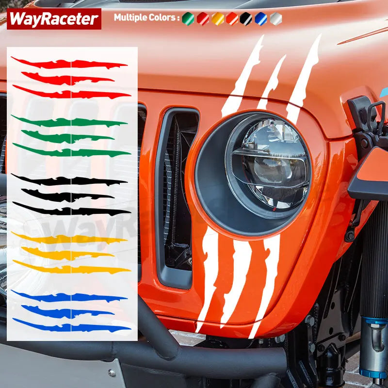 For Jeep Wrangler Jl 2018 2019 Reflective Headlight Eyebrow