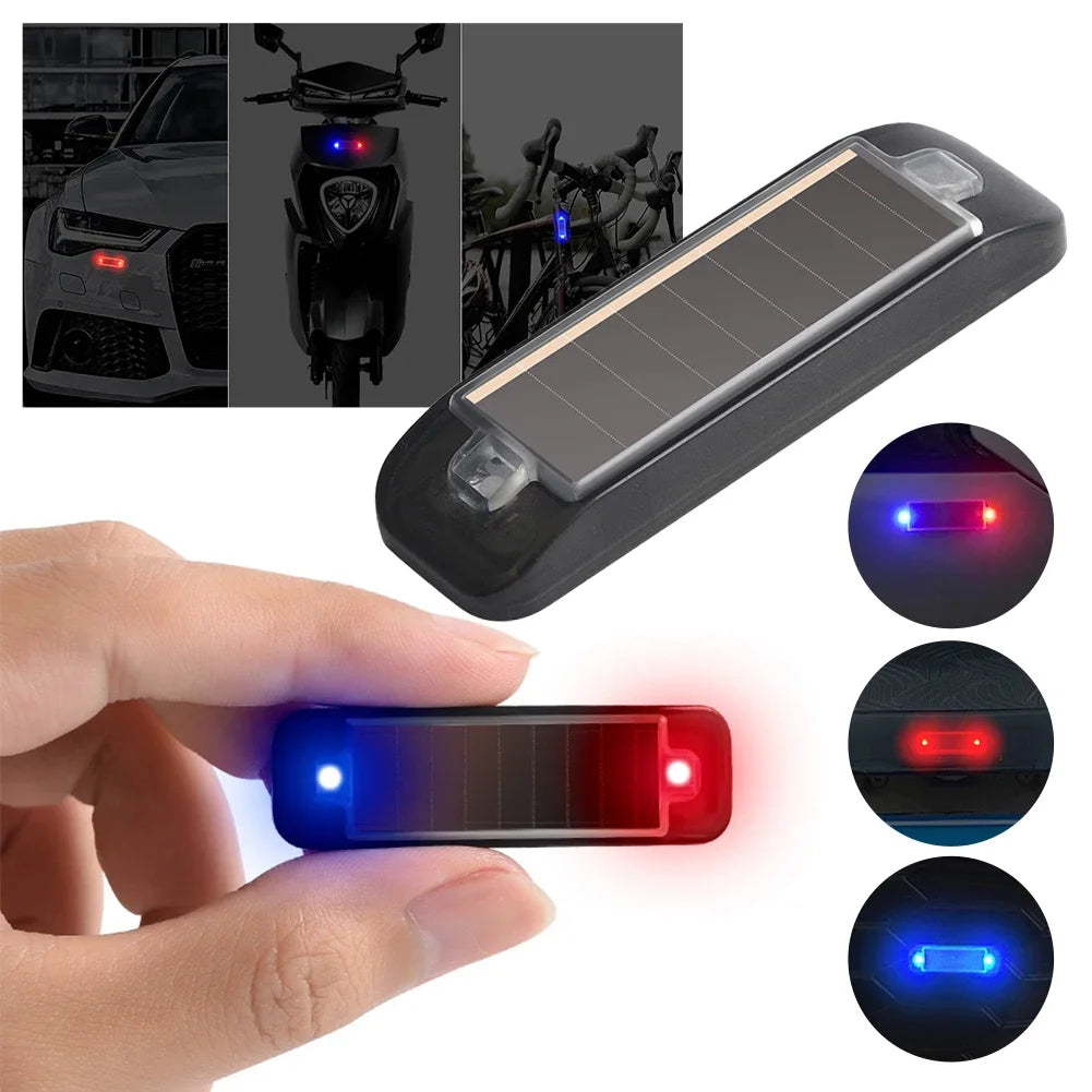 MINI Solar Power Warning Night Security Simulated Alarm Wireless