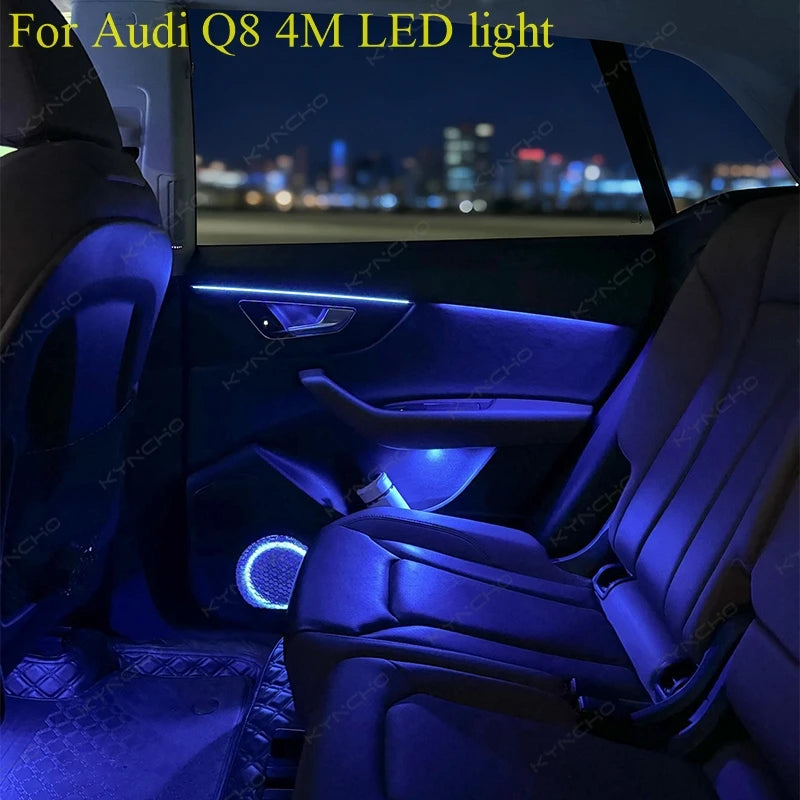 For Audi Q8 Ambient Lighting Models Colors Suitable From 2018