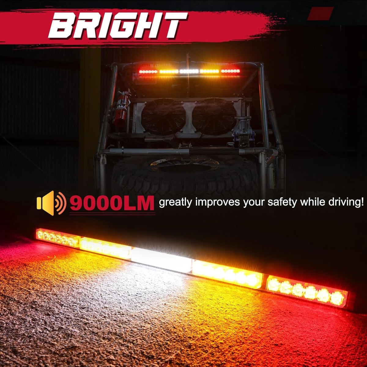 Rywyr 30inch Rear Chase Bar Offroad Strobe Turn Signal