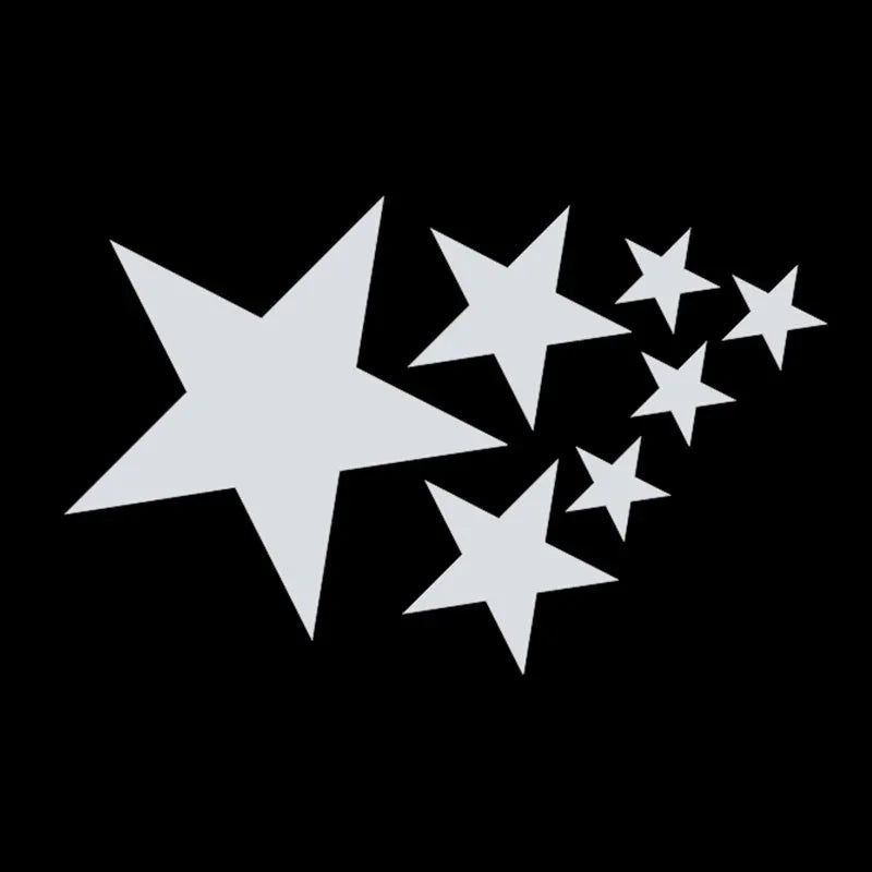 Pentagram Pattern Sunscreen Waterproof Sticker Cover Scratches