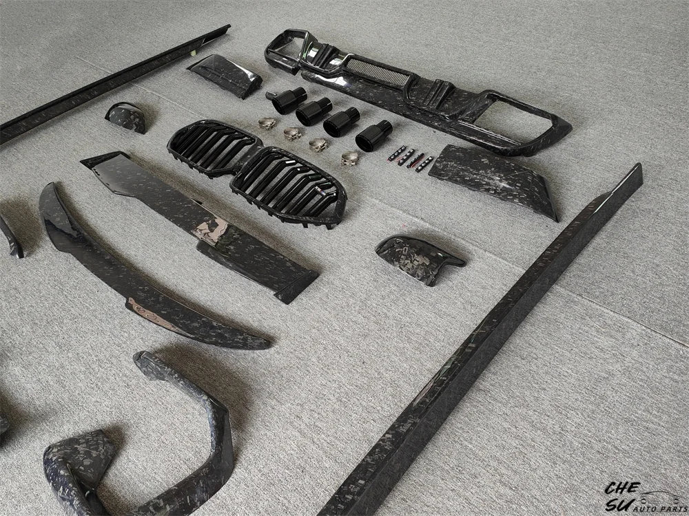 For BMW X6M F96 Front Lip Upgraded Ld Forged Carbon Fiber Body