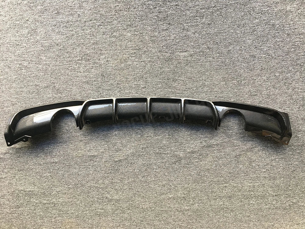 For BMW 3 Series F30 M ABS Carbon Look Rear Diffuser Bumper