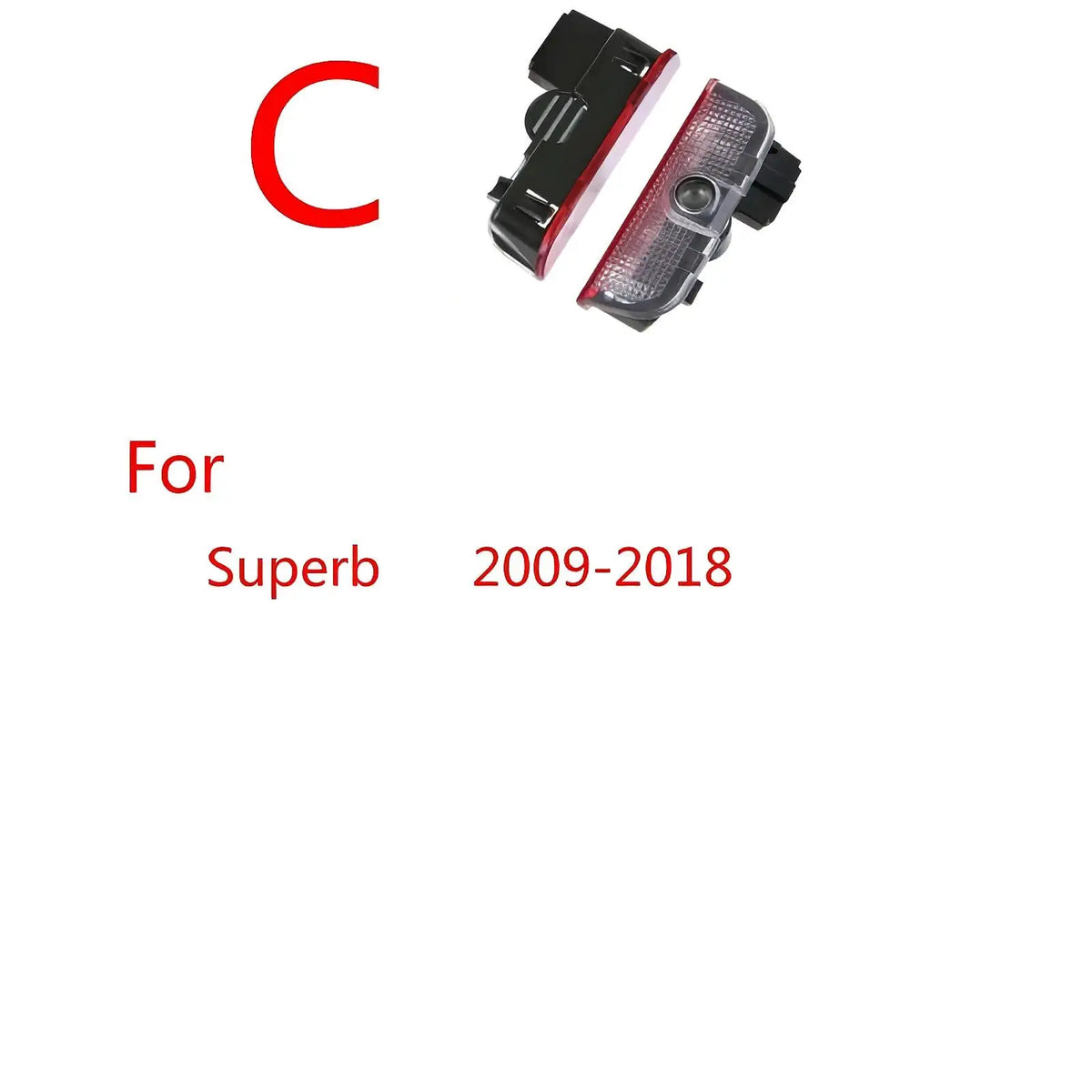 For Skoda Accessories 2004-2024 Octavia A7 2PCS Door Projector
