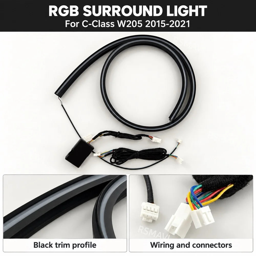 For Mercedes-Benz C-Class W205 Glc X253 RGB Dreamcolor Surround