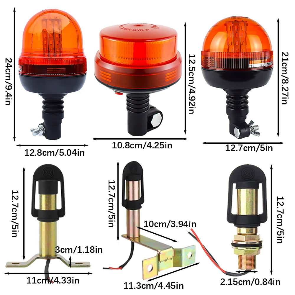 For j-Deer Rotating Flash Strobe Lamp jaln7 Beacon Warning