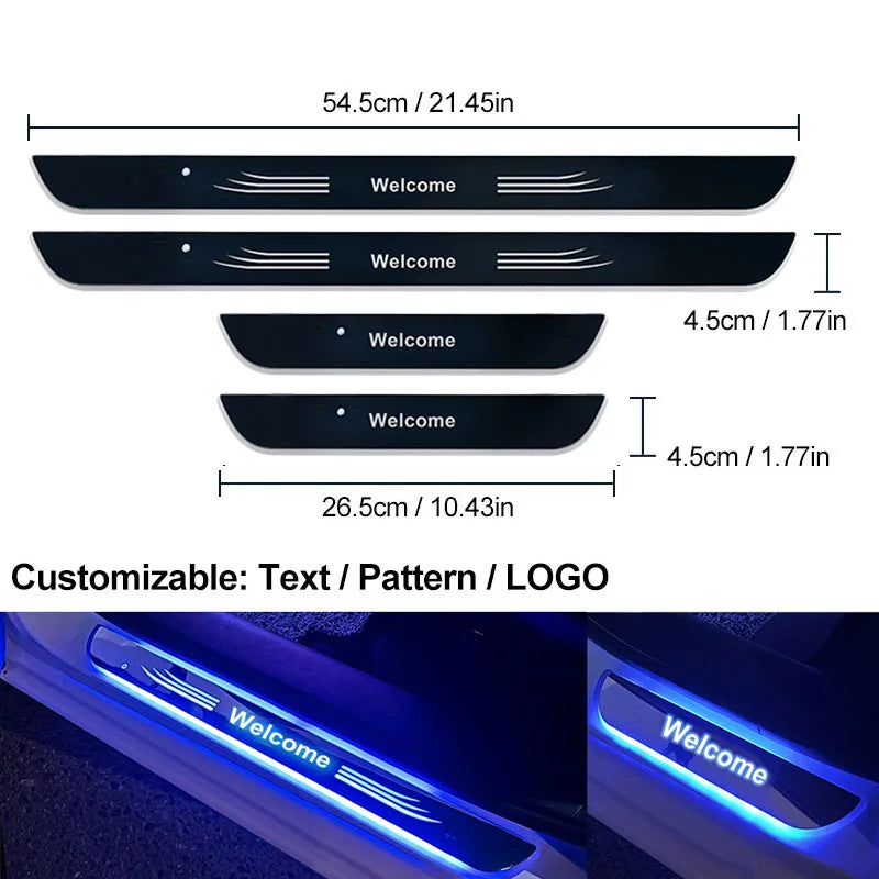 Customizable Door Sill RGB multi-mode Welcome Infrared Sensor