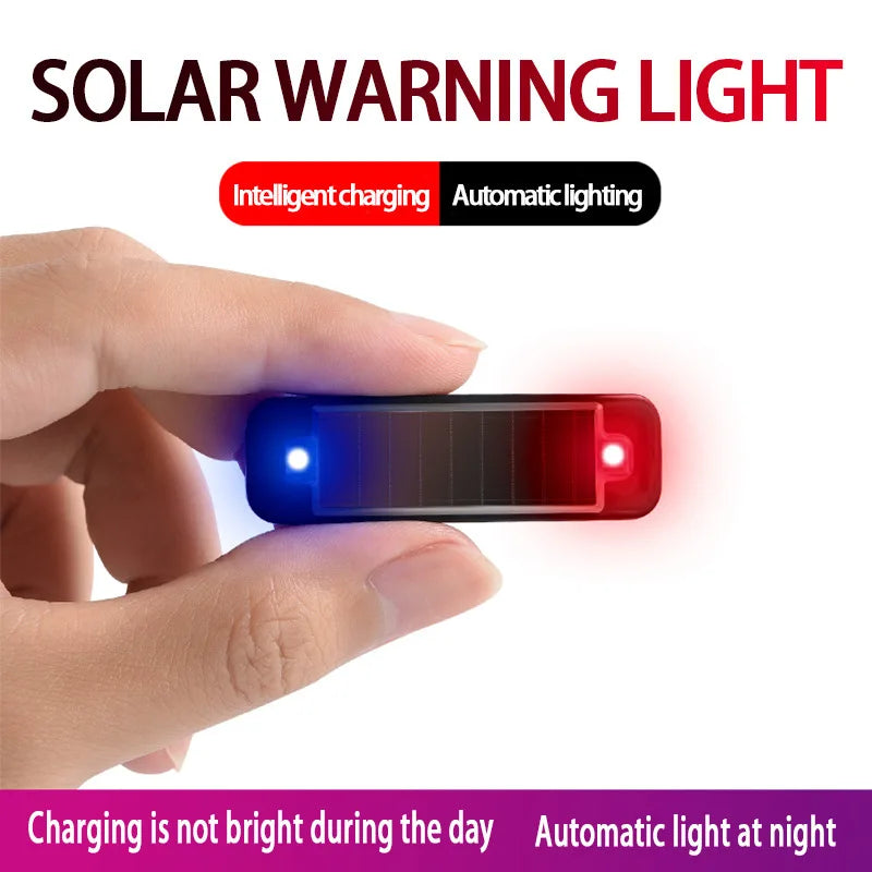 For Bicycle Helmet Motorcycle 10PCS Solar Warning Flashing