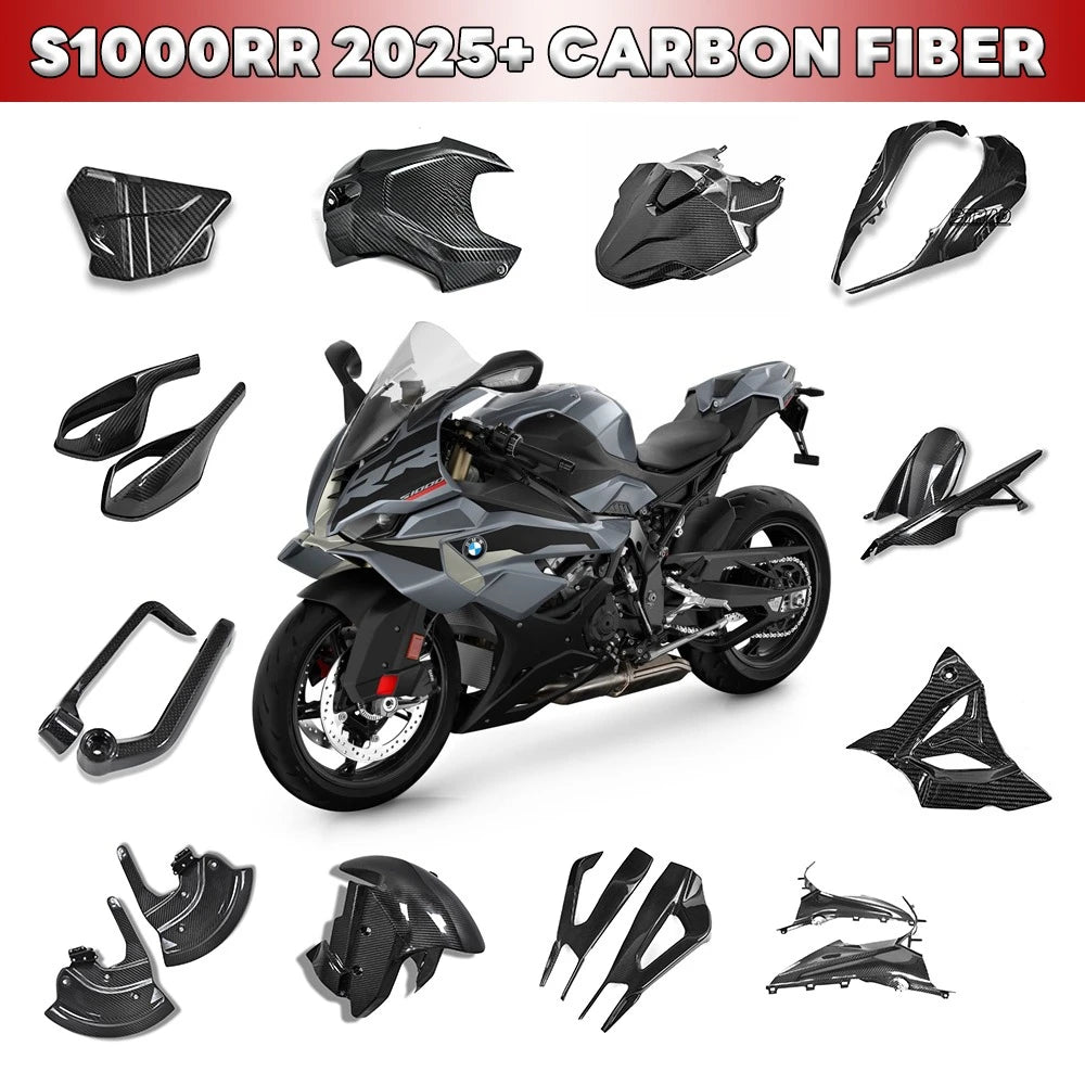 For BMW S1000RR 2025 Real Carbon Fiber Body Frame Covers Full