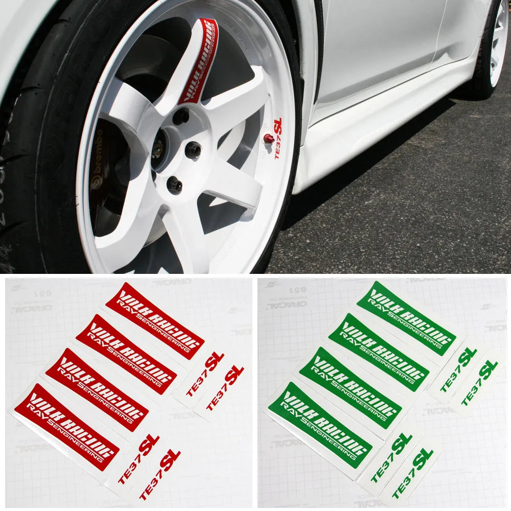 For Raysengineering TE37SL Sticker Motocross Racing Automobile