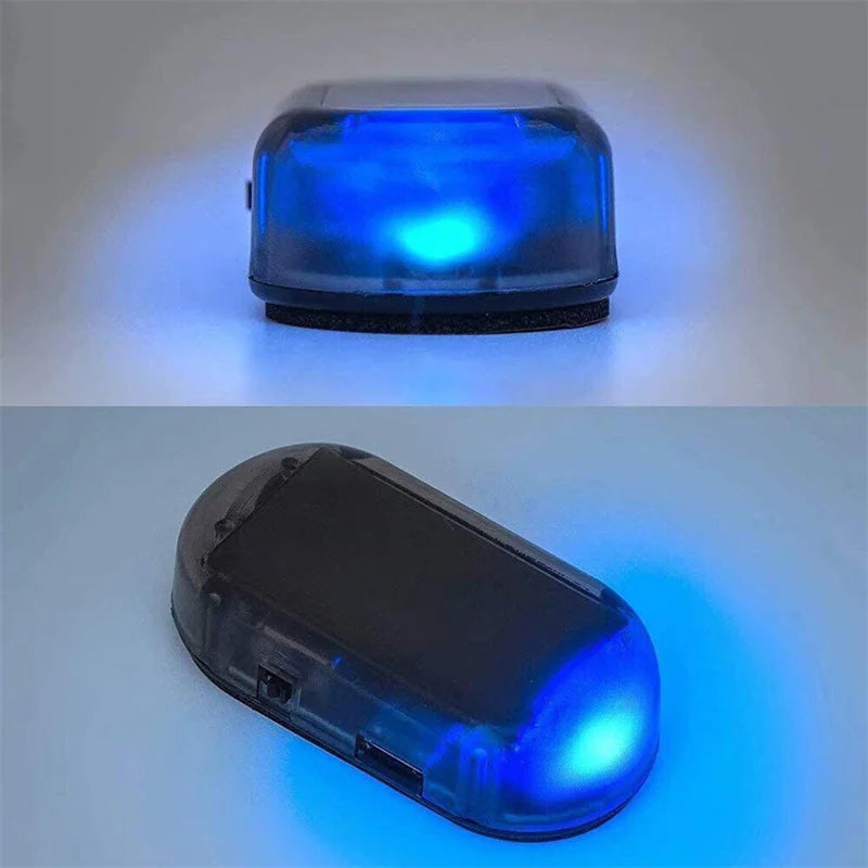 Solar Power Fake Dummy Alarm Warning Security anti-theft Flashing